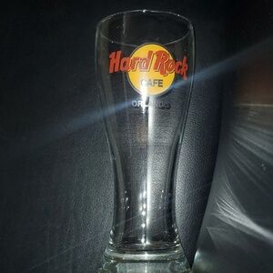 Hard Rock Cafe Orlando Logo Pint Glass